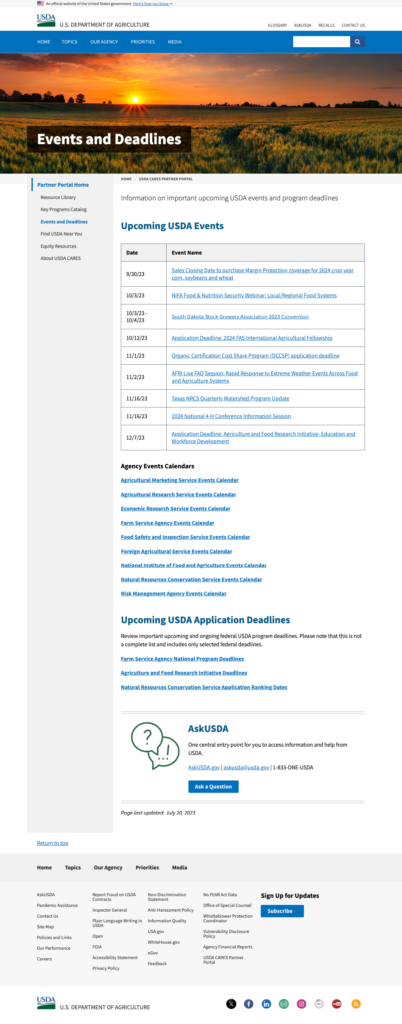partner portal events